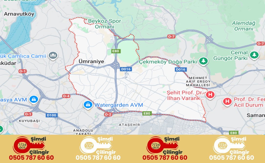 7/24 l Ümraniye Acil Çilingir, Oto Çilingir ve Çelik Kasa Çilingir