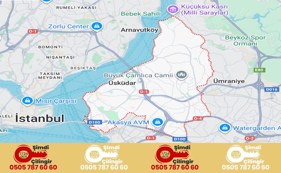 7/24 l Üsküdar Acil Çilingir, Oto Çilingir ve Çelik Kasa Çilingir